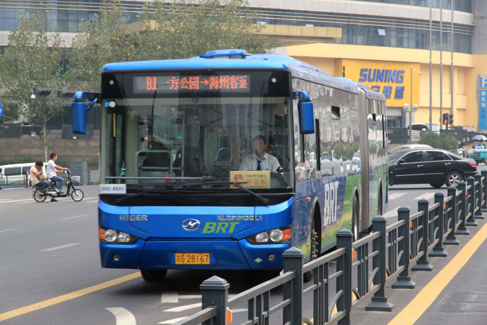 你發(fā)現(xiàn)了嗎？連云港的清潔能源公交車越來越多了！