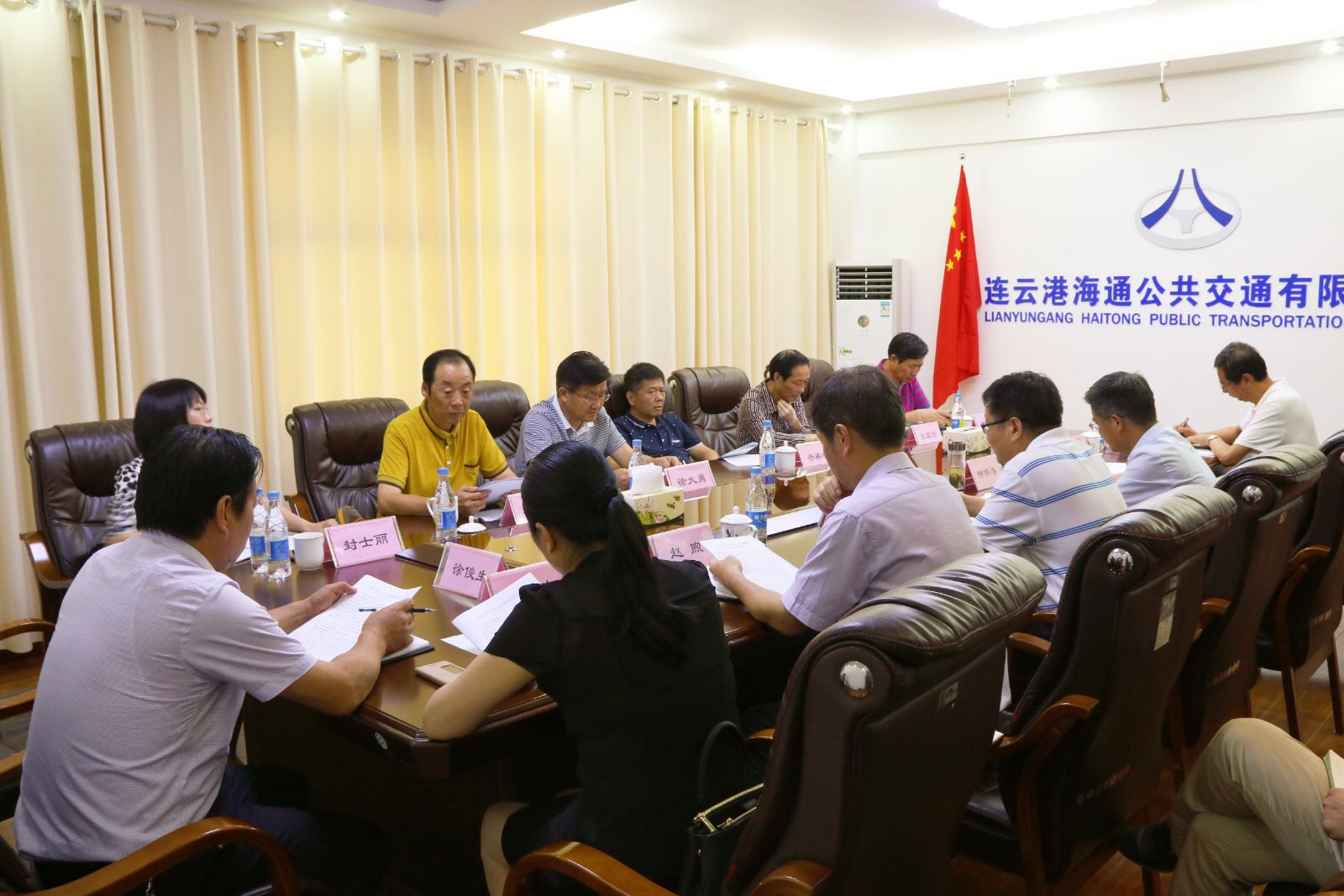 市人大常委會領(lǐng)導蒞臨海通公交專題調(diào)研