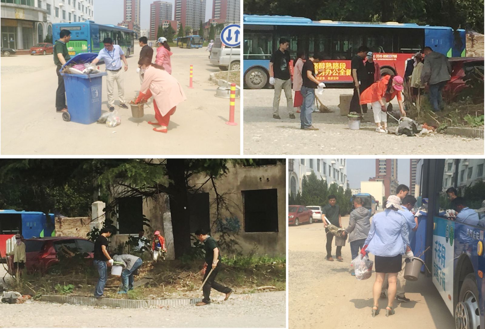 公交新浦公司黨支部開展“迎七一，共創(chuàng)國家衛(wèi)生城市”活動(dòng)